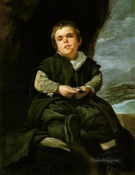 小人のフランシスコ・レスカノの肖像画 ディエゴ・ベラスケス Oil Paintings